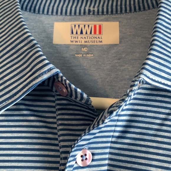 National World War II Museum Golf Shirt NWT, size medium - Picture 3 of 6